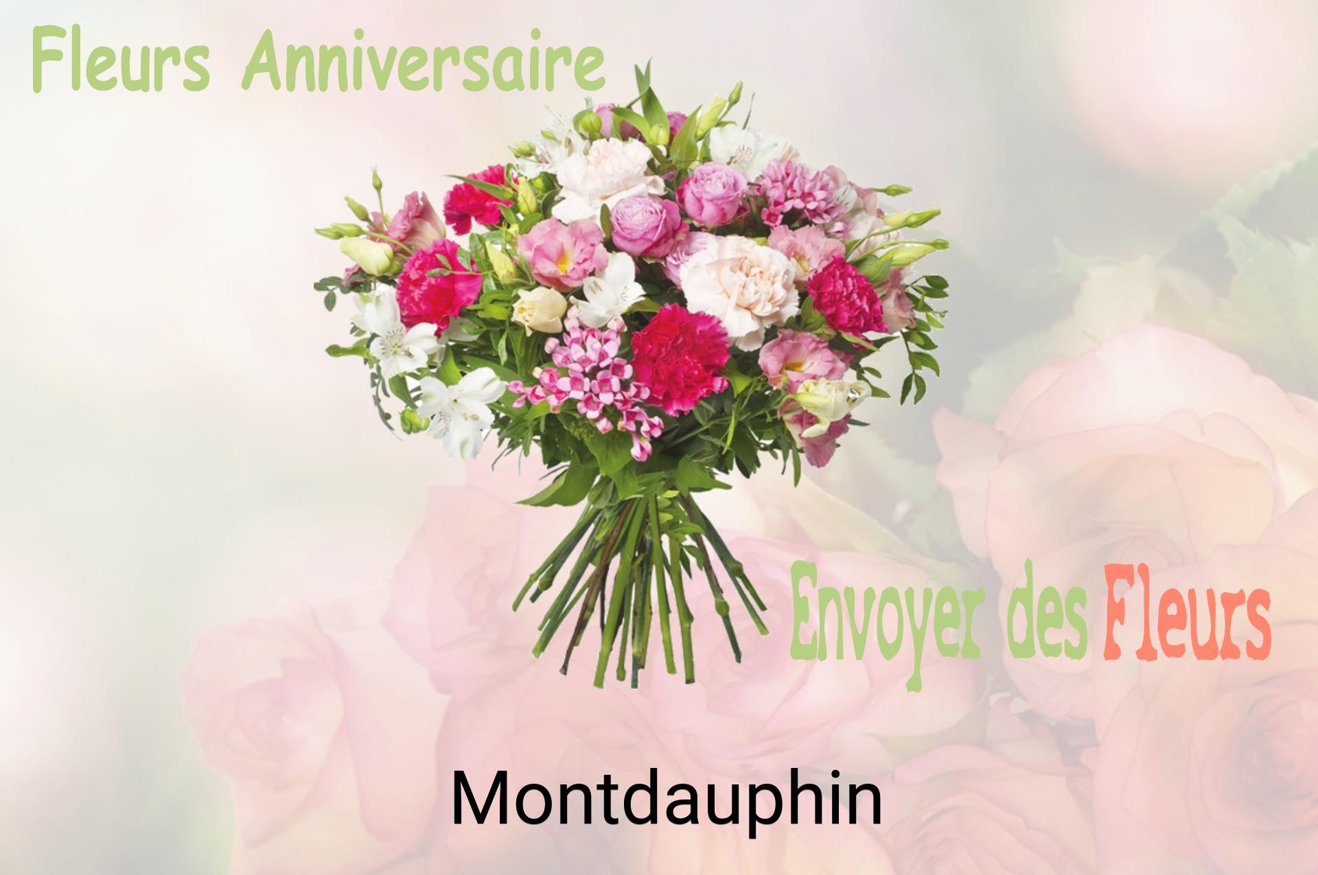 Bouquet de fleurs d’anniversaire livré à Montdauphin